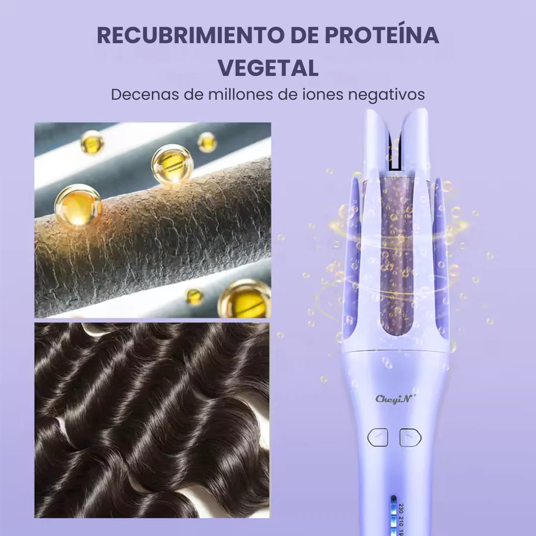 Rizador Profesional Triple Care: Rizos de Salón en Minutos